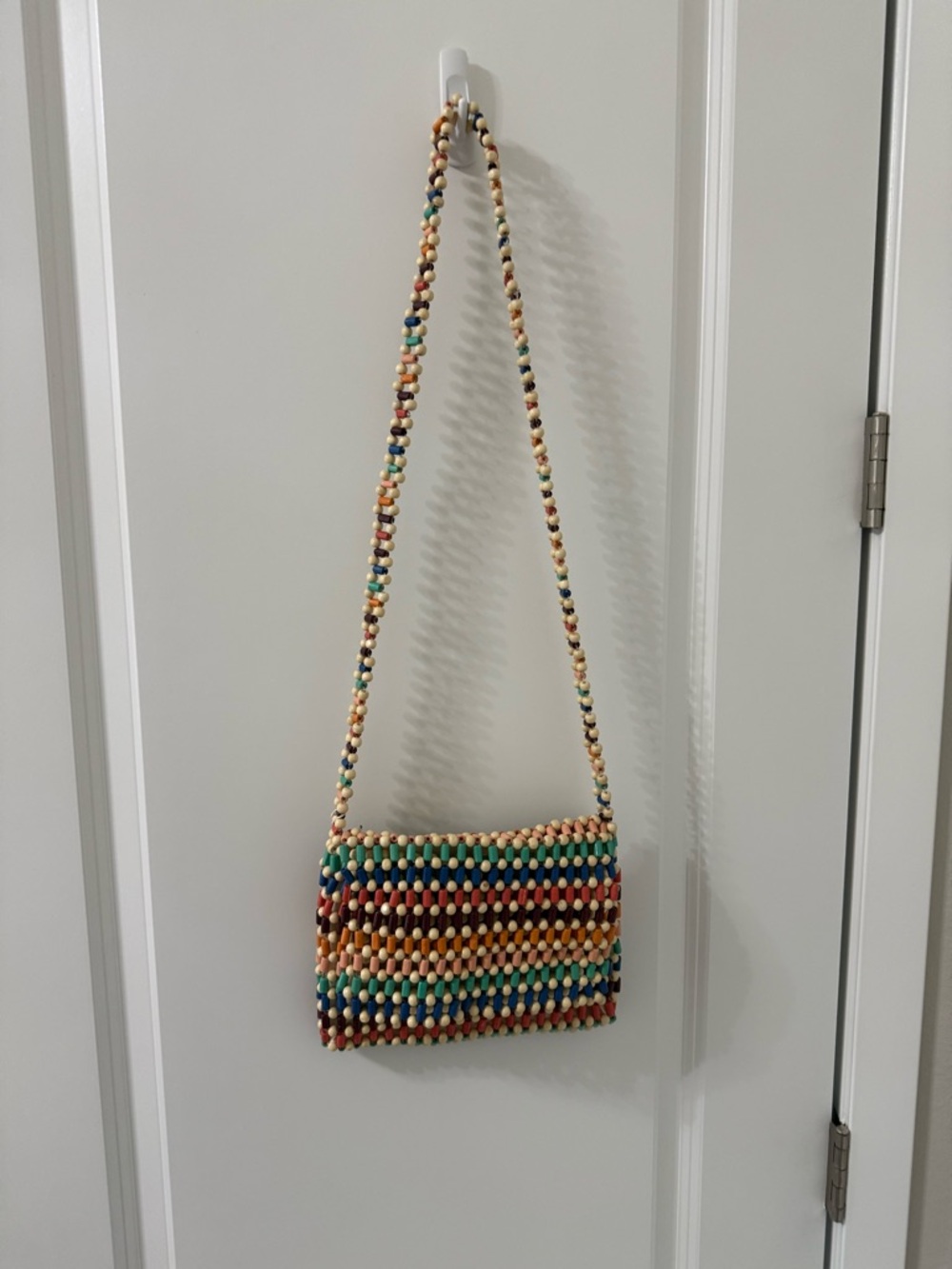 Dolce Vita Ida Multi wood Bead Shopper - Picture 4 of 6